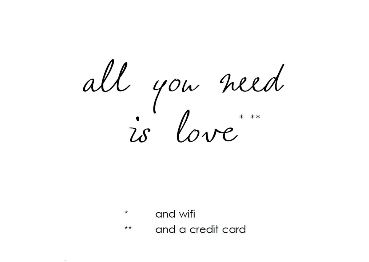 All you need…